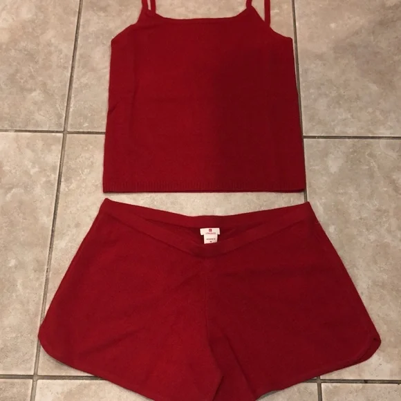 Cashmere cami + short set - 2 piece with gift box - Picture 3 of 8